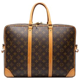 Louis Vuitton Brown Monogram Porte Documents Voyage