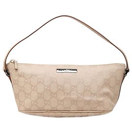 Gucci Beige GG Canvas Boat