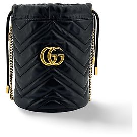 Gucci GG Marmont Bucket Matelasse Leather Mini