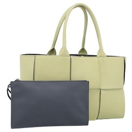 Bottega Veneta Arco Maxi Intrecciato Leather Medium