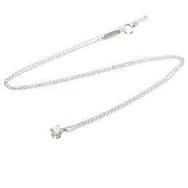 Colgante Solitario Tiffany & Co. de Platino con Diamante Corte Esmeralda