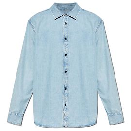 Rag & Bone Jeanshemd blau Baumwolle Lyocell