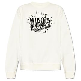 Isabel Marant Mikoy Sweatshirt Weiß Baumwolle