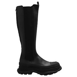 Alexander Mcqueen Stivali alti in pelle
