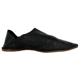 Acne Studios Babouche Slipper aus schwarzem Leder