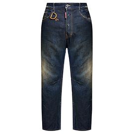 Jeans Kawaii Dsquared2 Blu in cotone taglio carrot