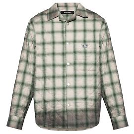 Autre Marque Camicia trapuntata a quadri MISBHV beige