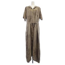 Hermès Hermes EN DESORDRE FINESSE Seidenkleid 36