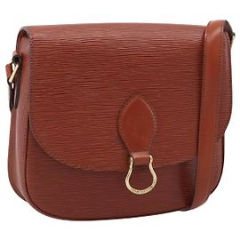 LOUIS VUITTON Epi Saint Cloud GM Shoulder Bag Brown M52193 LV