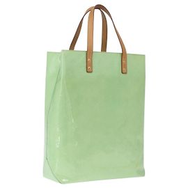 LOUIS VUITTON Monogram Vernis Reade MM Hand Bag Peppermint M91305