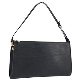 LOUIS VUITTON Epi Pochette Accessoires Pouch Black M52982 LV