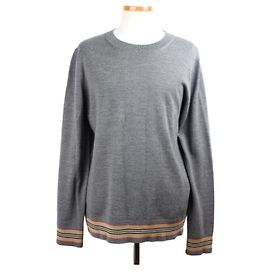 Burberry Icon Stripe Strick aus Merinowolle