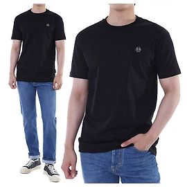 Philipp Plein Basic Rundhals T-Shirt (Black)