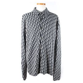 Dior Giacca camicia in maglia Oblique XL