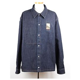 Dior Sovracamicia in denim Kim Jones Keroak Logo