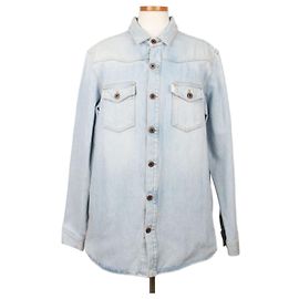 Camicia in denim Off White blu XL