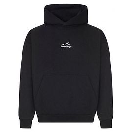Balenciaga Hoodie Medium Fit Schwarz