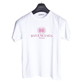 Balenciaga T-shirt de manga curta BB Mode Branco