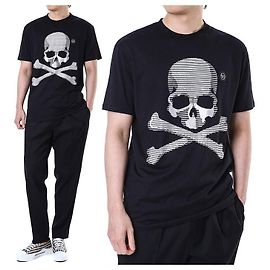 Philipp Plein T-shirt Rotonda Crystal Skull Nera