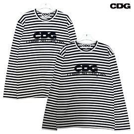 Comme Des Garcons Langarm T-Shirt gestreift Black Navy