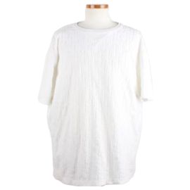 Dior Oblique Terry Cotton Kurzarmshirt White