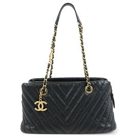 Chanel V Stitch Leather