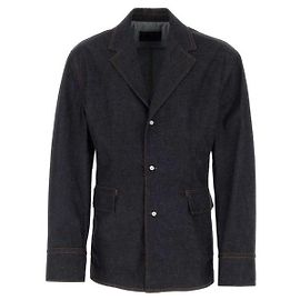 Prada Veste en denim à boutonnage simple