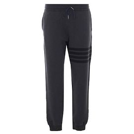 Thom Browne Pantalon de jogging tonal avec barre teinté en pièce