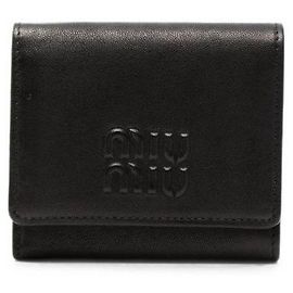 Miu Miu Billetera pequeña de piel nappa