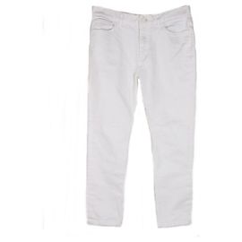Louis Vuitton Pantaloni in denim stretch slim bianchi