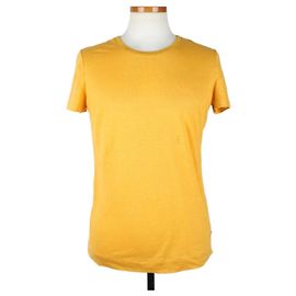 Loro Piana Angeri Kurzarm-Strick in Sunny Yellow