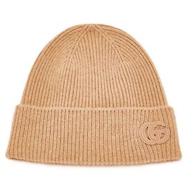 Gucci Berretto in cashmere con patch
