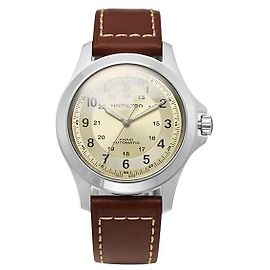 Autre Marque Orologio in pelle da uomo Khaki Field King