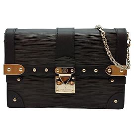 Louis Vuitton Bolso Bandolera Cartera Trunk Negro