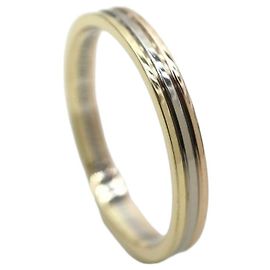 Cartier Ring aus Weiß-, Rosé- und Gelbgold