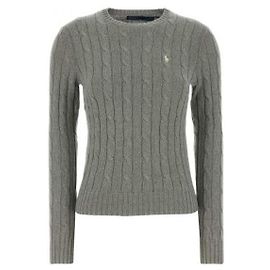 Ralph Lauren Zopfstrick mit Pony-Logo-Stickerei