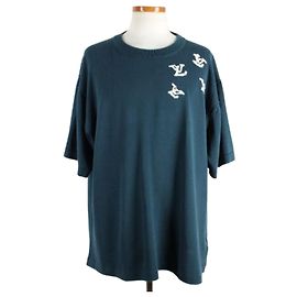 Louis Vuitton Jazz Trumpet Strick T-Shirt mit kurzen Ärmeln XXL
