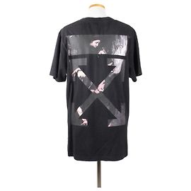 Off White Caravaggio Arrow T-Shirt mit kurzen Ärmeln Schwarz