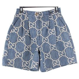 Gucci Pantalones cortos de denim Jumbo GG