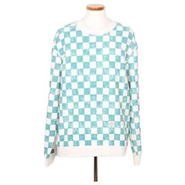 Louis Vuitton Damier Crewneck Fleece Sweatshirt