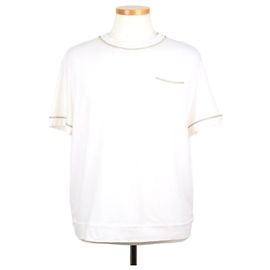 Brunello Cucinelli Camiseta de manga corta con pedrería