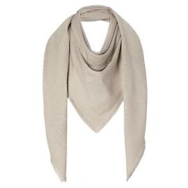 Chal Fendi FF Dove Grey Seda Lana Cachemira