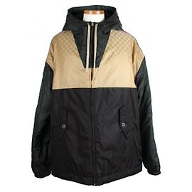 Gucci Veste Anorak avec ruban logo jacquard