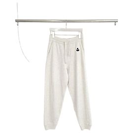 Isabel Marant Pantalones de punto Kira Gris Claro