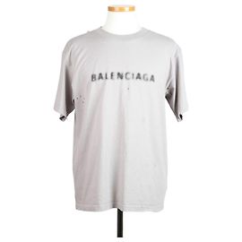 Balenciaga Camiseta Jersey Vintage Logo Blur