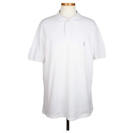 Brunello Cucinelli Polo a maniche corte PK con logo ricamato XL