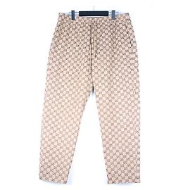 Pantalon Gucci GG Canvas Beige