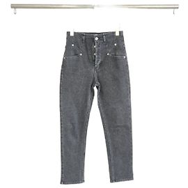Isabel Marant Pantaloni in denim Nilian Black Wash