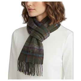 Ralph Lauren Sciarpa classica a quadri in lana