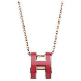 Hermès Collar Pop Large Rose Gold Framboise